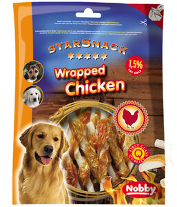 Nobby® Hundesnack Wrapped Chicken, 375 g