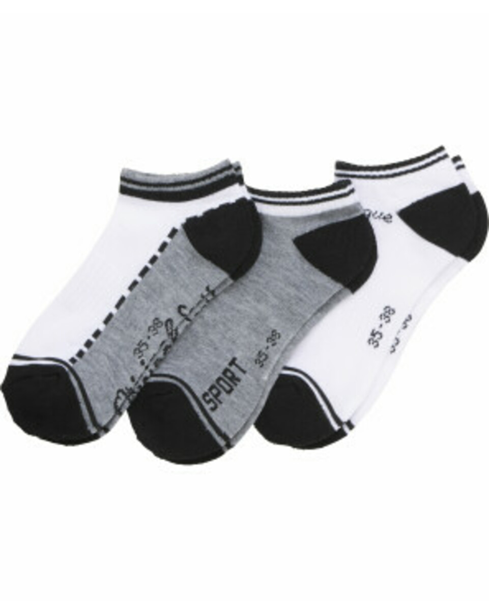 Bild 1 von Sneakersocken
       
    3 Stück Ergeenomixx 
   
      schwarz