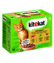 Bild 1 von KITEKAT® Nassfutter für Katzen Multipack Jagdschmaus in Sauce, Adult, 12 x 85 g