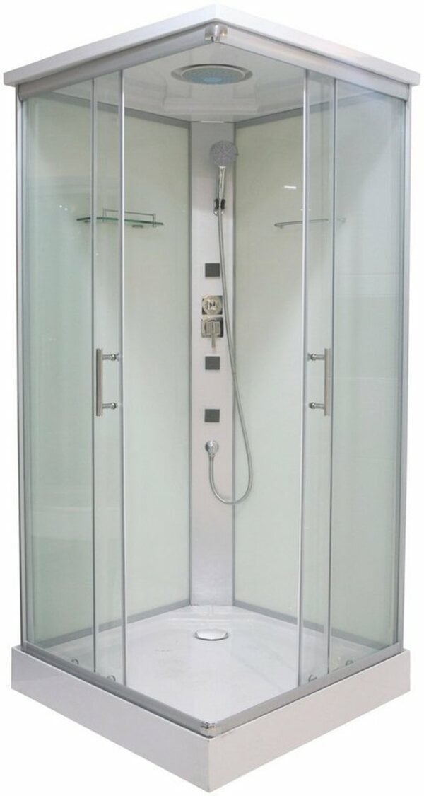 Bild 1 von Sanotechnik Komplettdusche Twist, BxT: 80x80 cm, Einscheibensicherheitsglas