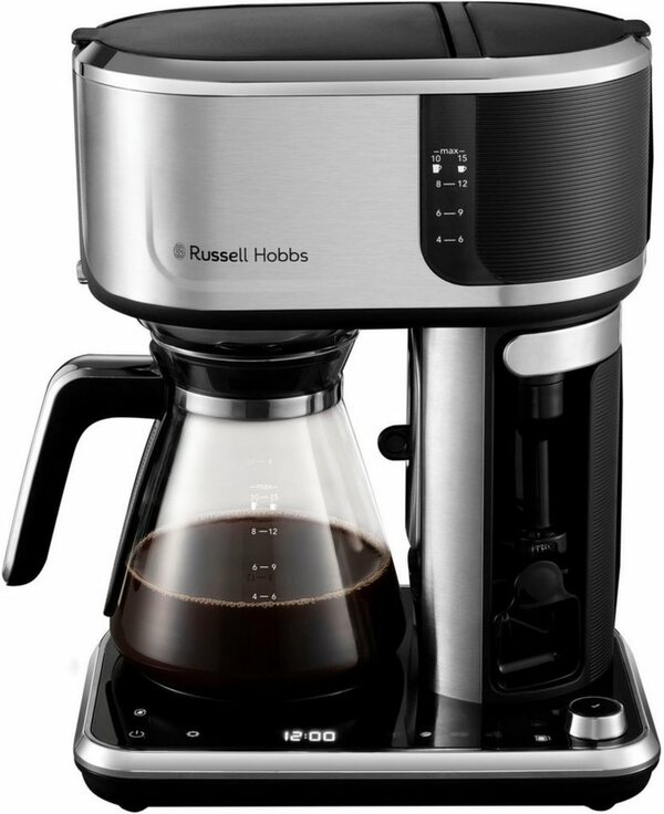 Bild 1 von RUSSELL HOBBS Filterkaffeemaschine Attentiv 26230-56 Coffee Bar, 1,25l Kaffeekanne, Papierfilter 1x4