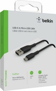 Belkin Micro-USB/USB-A Kabel PVC, 1m Smartphone-Kabel, Micro-USB (100 cm)