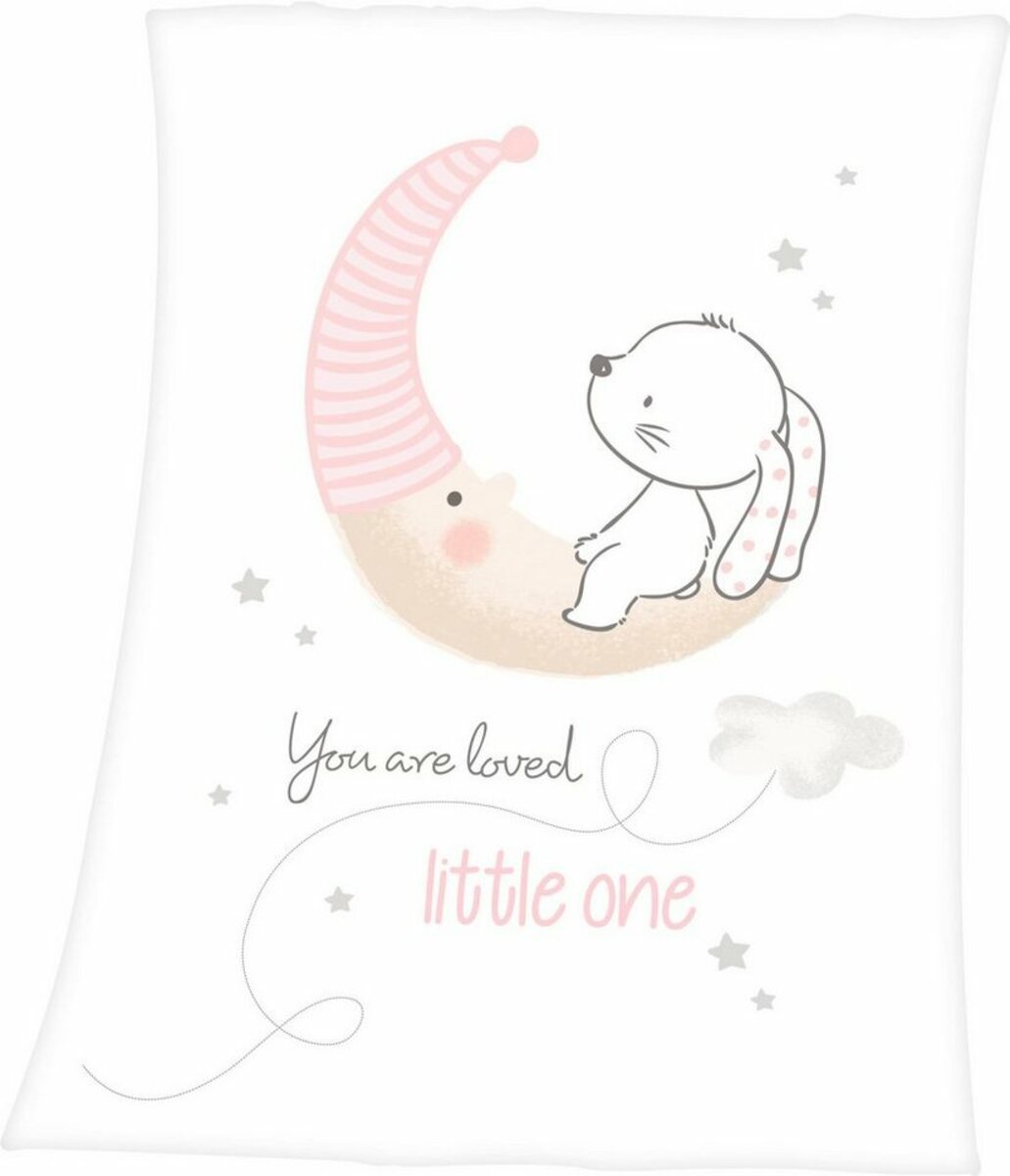 Bild 1 von Babydecke Little Bunny, Baby Best, mit niedlichem Häschendesign, Kuscheldecke