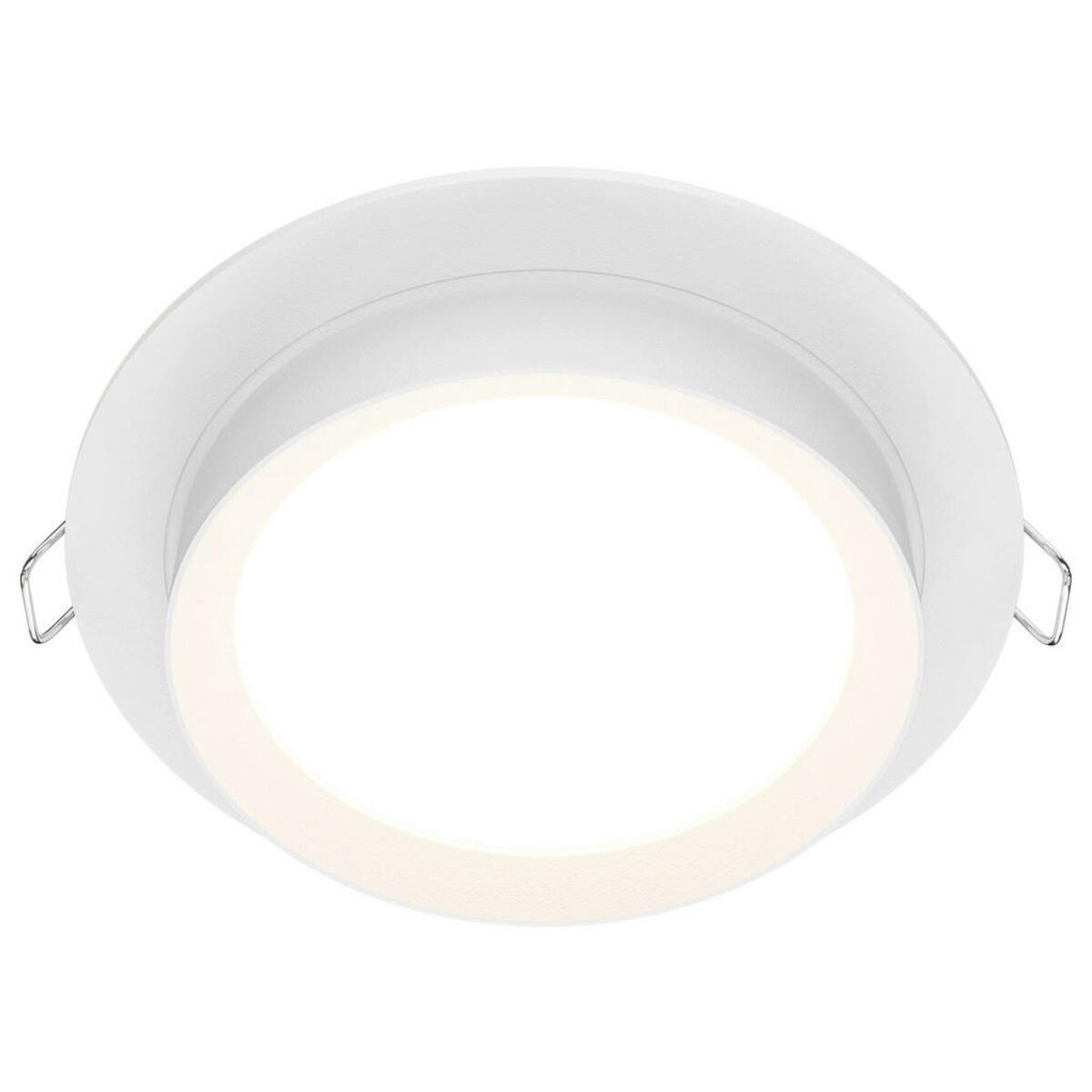 Bild 1 von Strahler, Weiß, Metall, Kunststoff, rund,rund, 11x5.3x11 cm, CE, gleichmäßige Lichtverteilung, Lampen & Leuchten, Innenbeleuchtung, Spots & Strahler, Deckenspots