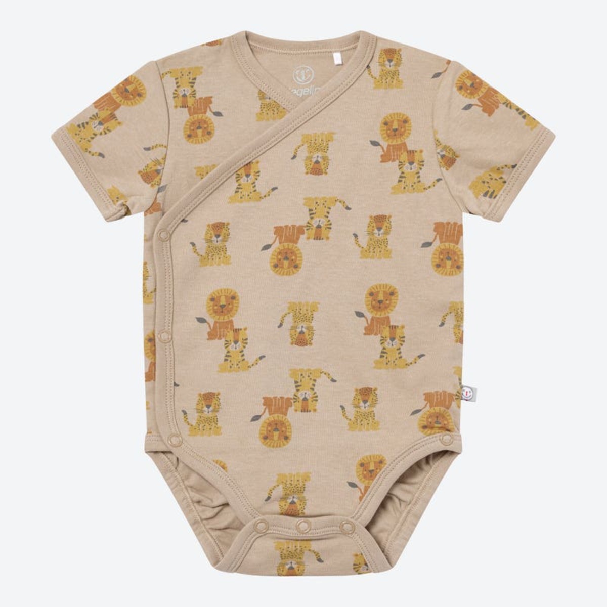 Bild 1 von Baby-Jungen-Wickelbody mit Tier-Muster