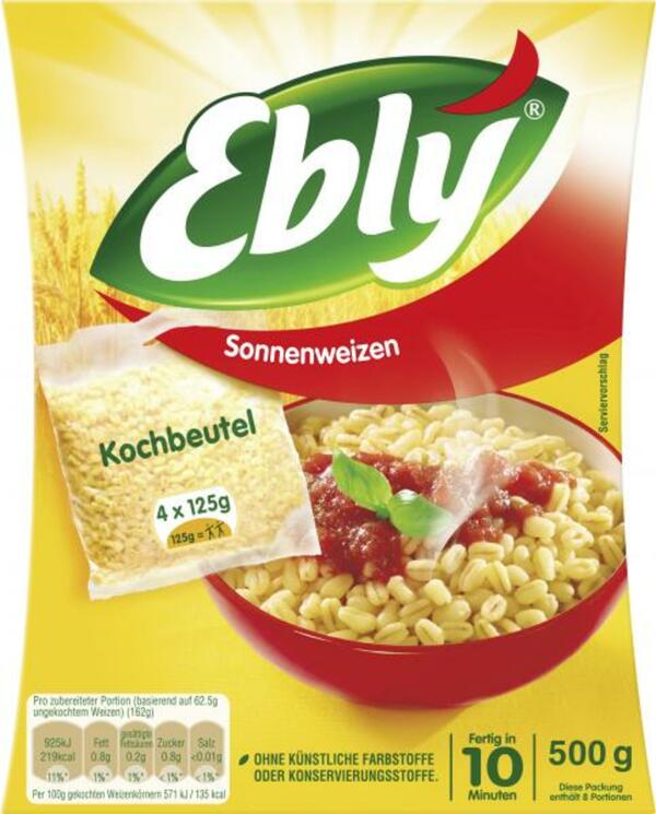 Bild 1 von Ebly Sonnenweizen im Kochbeutel