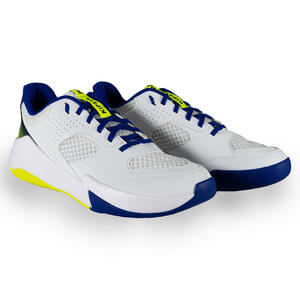 Damen/Herren Volleyball Schuhe - Komfort weiss/blau/neongelb Blau|gelb|weiß