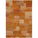Bild 1 von Cazaris Wollteppich, Orange, Textil, Karo, rechteckig, 250 cm, für Fußbodenheizung geeignet, Teppiche & Böden, Teppiche, Naturteppiche