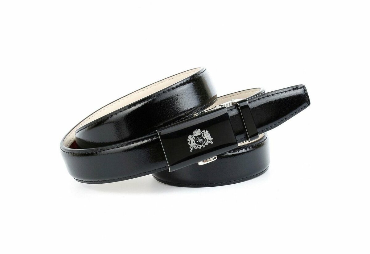 Bild 1 von Anthoni Crown Ledergürtel mit filigraner Glas-Schließe