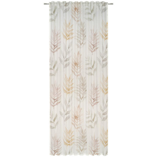 Bild 1 von Bio:Vio Fertigvorhang, Beige, Textil, 140x255 cm, Gots, Oeko-Tex® Standard 100, Wohntextilien, Gardinen & Vorhänge, Fertiggardinen