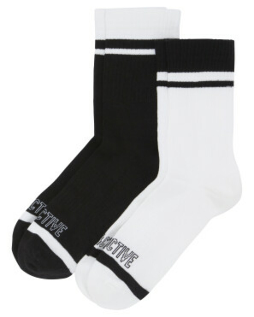 Bild 1 von Hohe Sportsocken
       
    2 Stück Ergeenomixx verschiedene Designs
   
      schwarz