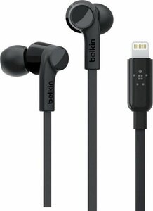 Belkin Rockstar In-Ear Kopfhörer mit Lightning Connector In-Ear-Kopfhörer (Geräuschisolierung)
