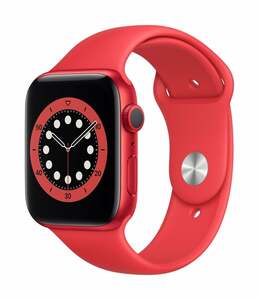Watch Series 6 GPS, 44mm Aluminiumgehäuse PRODUCT(RED), mit Sportarmband, rot