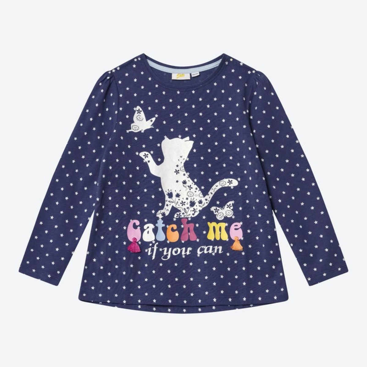 Bild 1 von Mädchen-Shirt mit Katzen-Frontaufdruck