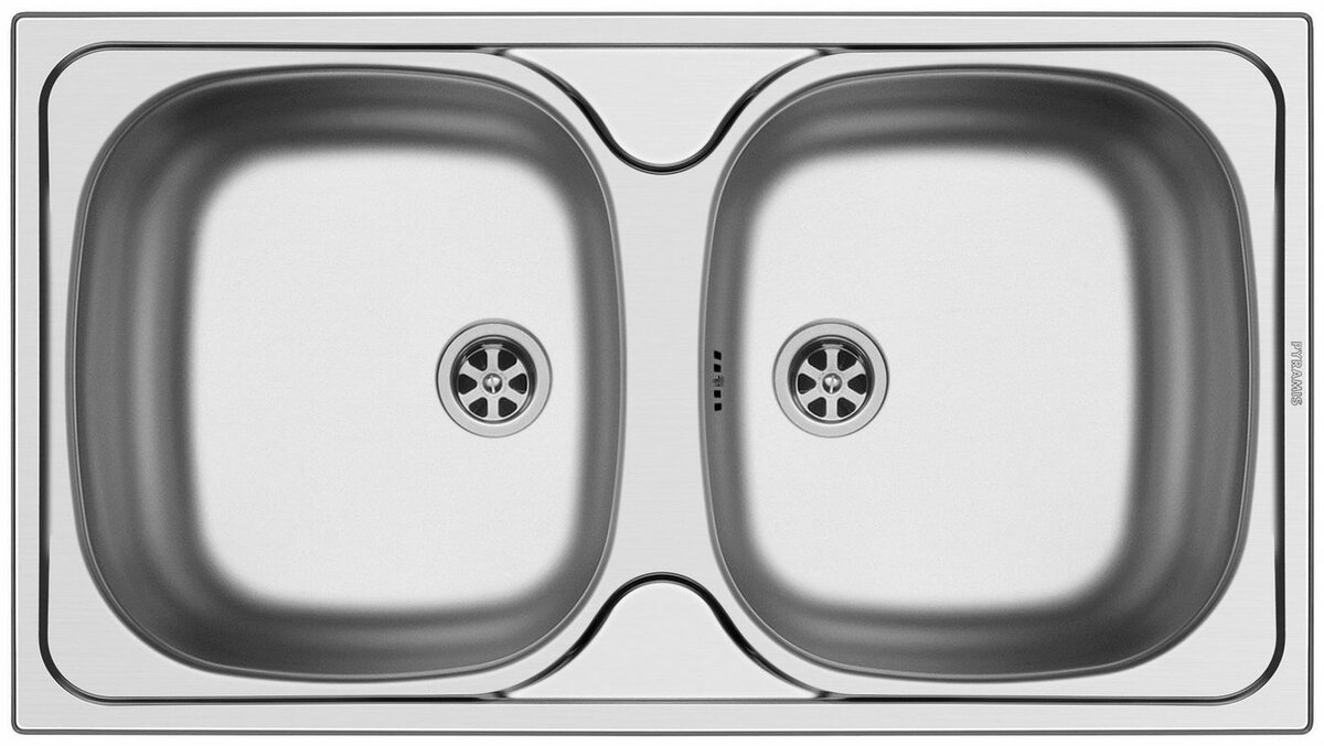 Bild 1 von Pyramis Edelstahlspüle E78, rechteckig, 78/43,5 cm