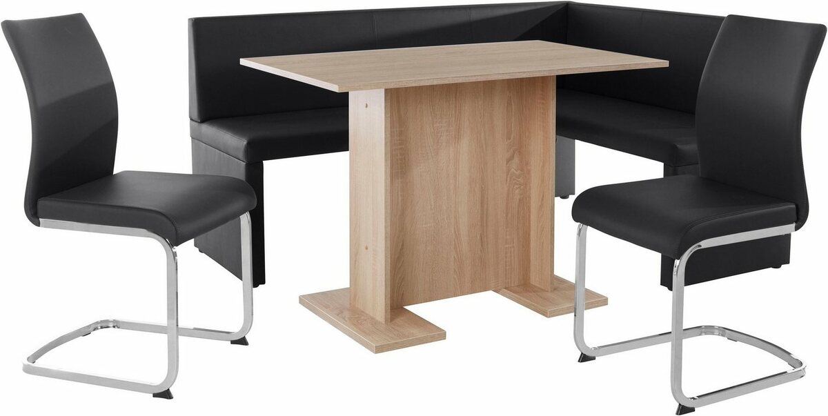 Bild 1 von HELA Eckbankgruppe, Schwarz