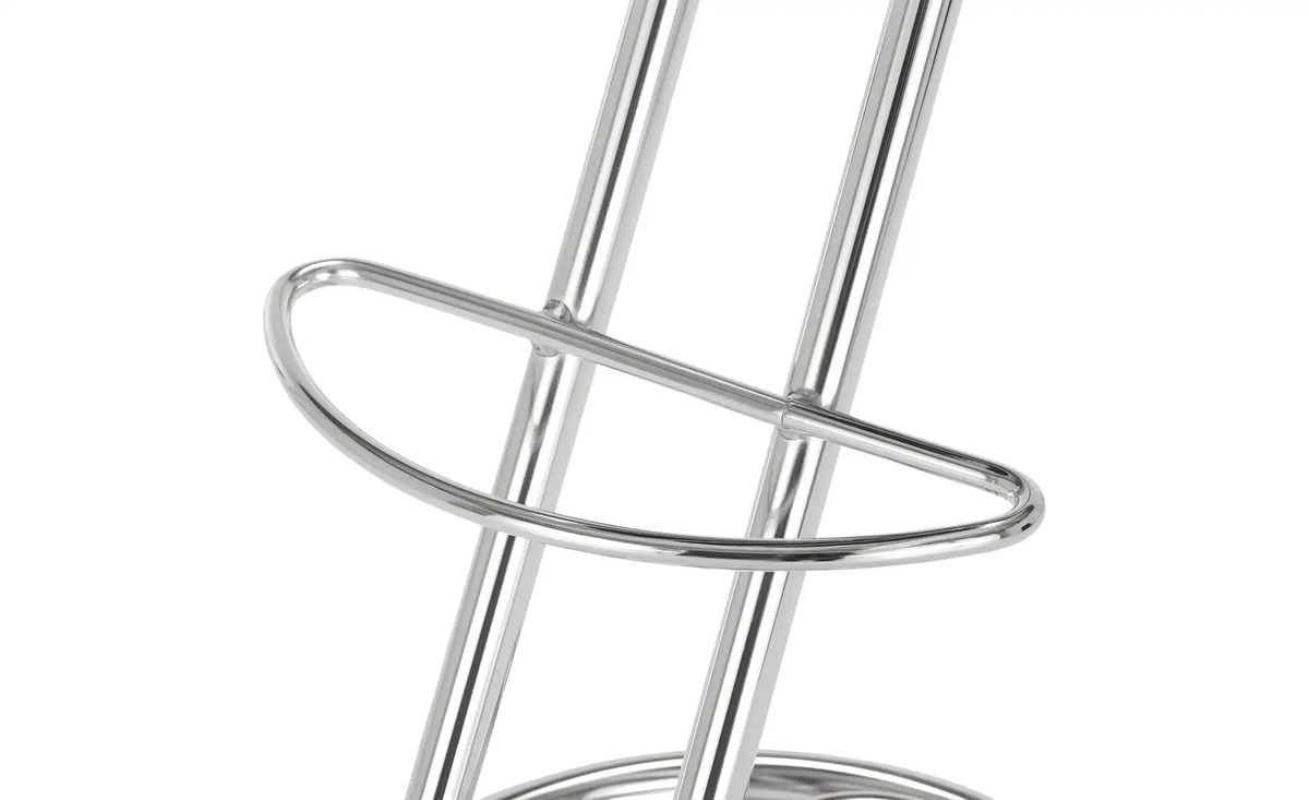 Bild 4 von Barhocker Zeta Schwarz (verchromt)