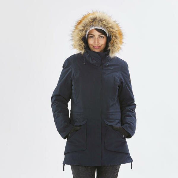 Bild 1 von Winterjacke Damen Parka bis -20 °C wasserdicht Winterwandern - SH900 gelb Blau