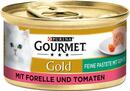 Bild 1 von Gourmet Gold Feine Pastete mit Gemüse mit Forelle & Tomaten