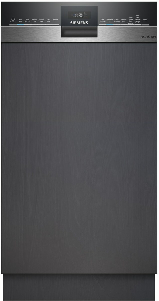 Bild 1 von SR55ZS01MD Einbau-Geschirrspüler teilintegriert 45 cm edelstahl / C