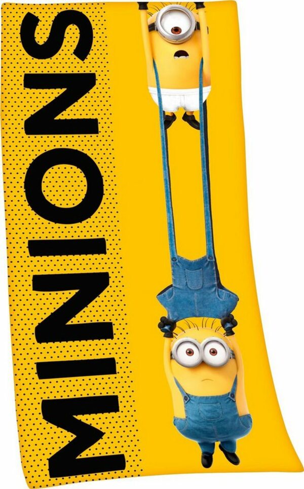 Bild 1 von Minions Badetuch Minions 2, Velours (1-St), hochfarbig bedruckt