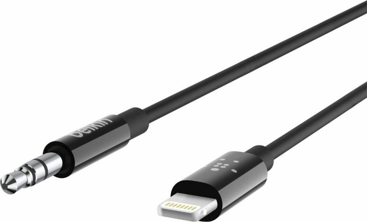 Bild 1 von Belkin MixIT Lightning auf 3,5mm AUX Kabel, 0.9 m Audio-Kabel, 3,5-mm-Klinke, Lightning, (90 cm), Plug & Play
