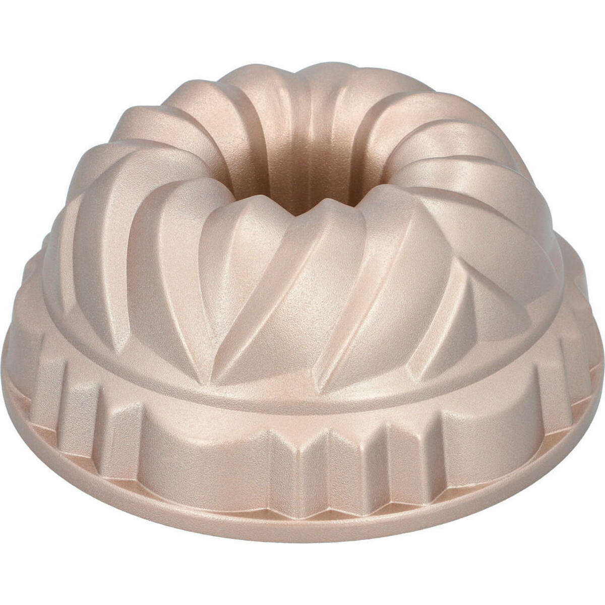 Bild 1 von Birkmann Gugelhupfform Contoura, Gold, Metall, rund, 10 cm, antihaftbeschichtet, Backen, Backformen, Gugelhupfformen