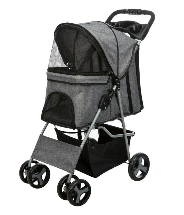 Bild 2 von Trixie Hunde-Buggy, grau