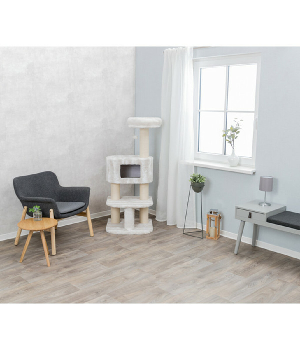 Bild 2 von Trixie Kratzbaum Nelli, weiß/taupe, ca. B58/H140/T58 cm