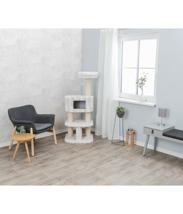 Bild 2 von Trixie Kratzbaum Nelli, weiß/taupe, ca. B58/H140/T58 cm