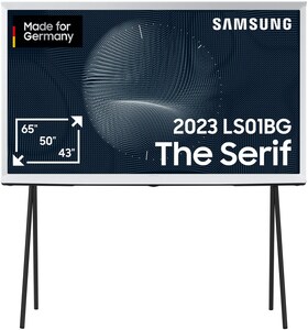 GQ43LS01BGU The Serif (2023) 108 cm (43") QLED-TV cloud white / G