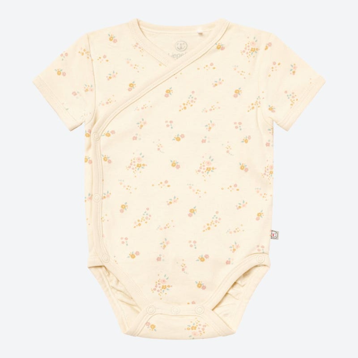 Bild 1 von Baby-Mädchen-Wickelbody mit Blumenmuster