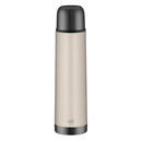 Bild 1 von Alfi Isolierflasche Isotherm Eco, Beige, Metall, 0,75 L, BPA-frei, doppelwandig, Verschluss als Trinkbecher verwendbar, 100% dicht, abnehmbarer Deckel, hält warm, kalt, bruchsicher, rostfrei, schads