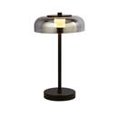 Bild 1 von Led-Tischleuchte Frisbee, Schwarz, Metall, Glas, 23x39x23 cm, Lampen & Leuchten, Leuchtenserien