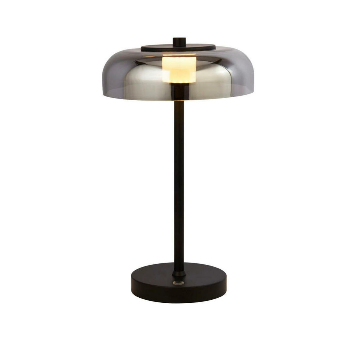 Bild 1 von Led-Tischleuchte Frisbee, Schwarz, Metall, Glas, 23x39x23 cm, Lampen & Leuchten, Leuchtenserien