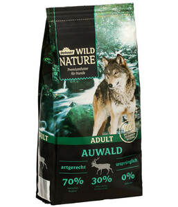 Dehner Wild Nature Trockenfutter für Hunde Auwald Adult, Wild