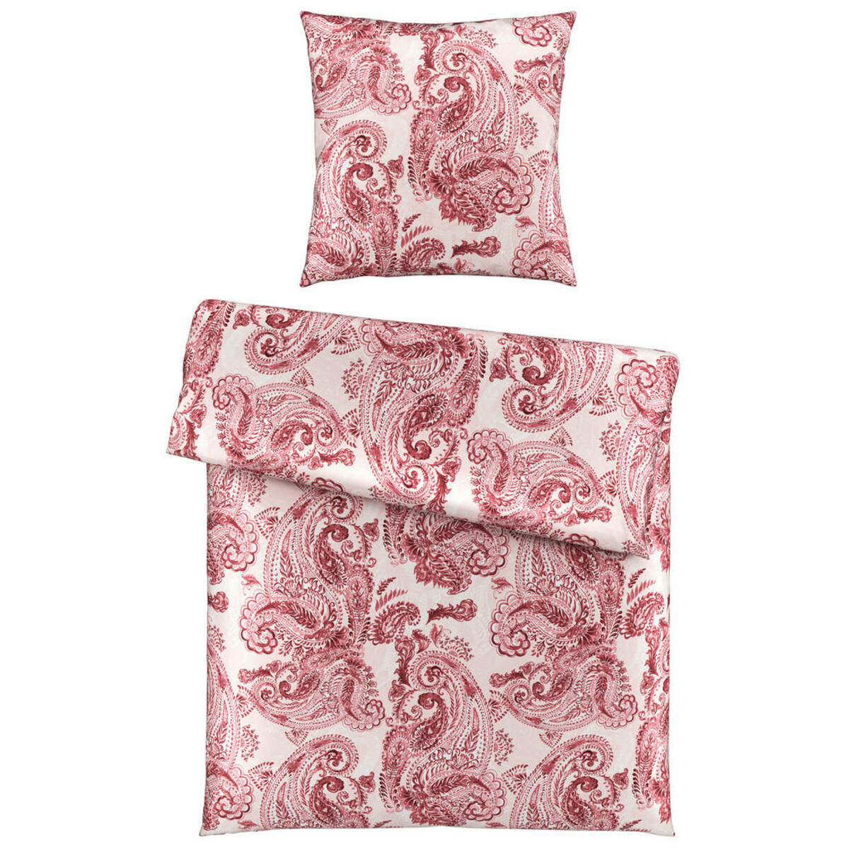 Bild 1 von Novel Bettwäsche, Mauve, Textil, Ornament, 135 cm, Grüner Punkt, Hohenstein, Oeko-Tex® Standard 100, atmungsaktiv, hautfreundlich, schadstoffgeprüft, 100% feinster Baumwollsatin mit Seiden-Finish