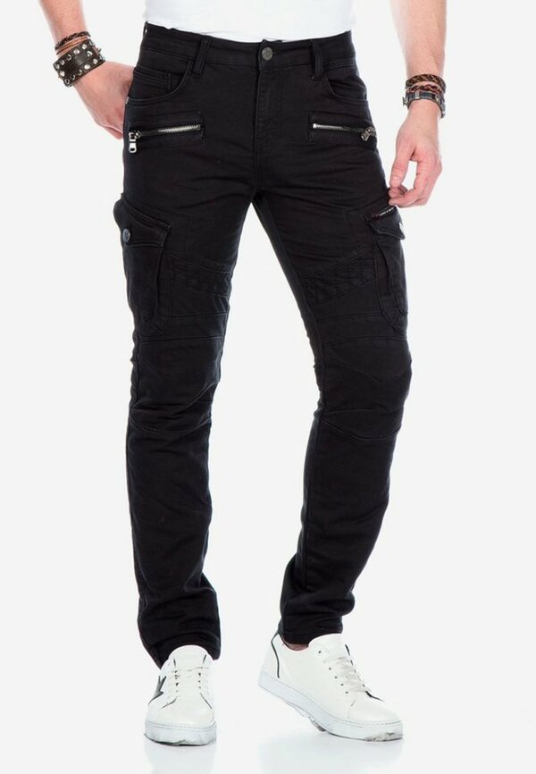 Bild 1 von Cipo & Baxx Bequeme Jeans im angesagten Biker-Stil