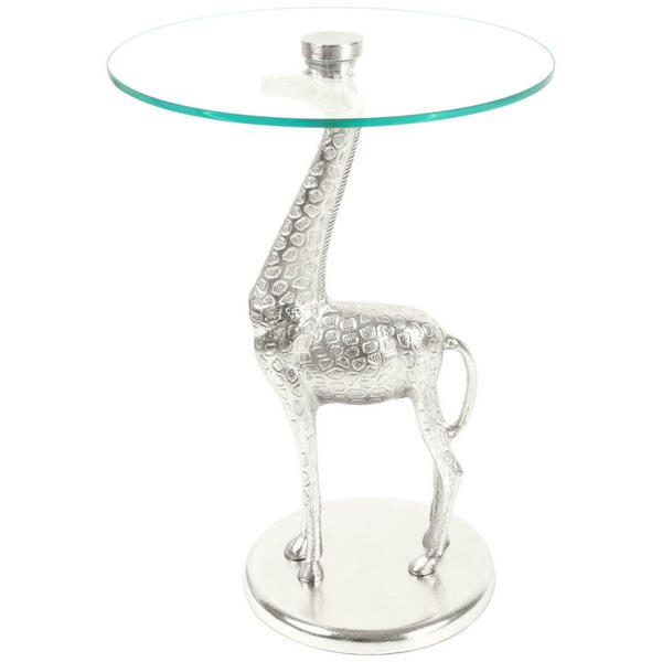 Bild 1 von Mid.you Beistelltisch, Silber, Metall, rund, 58x40x40 cm, Wohnzimmer, Wohnzimmertische, Beistelltische
