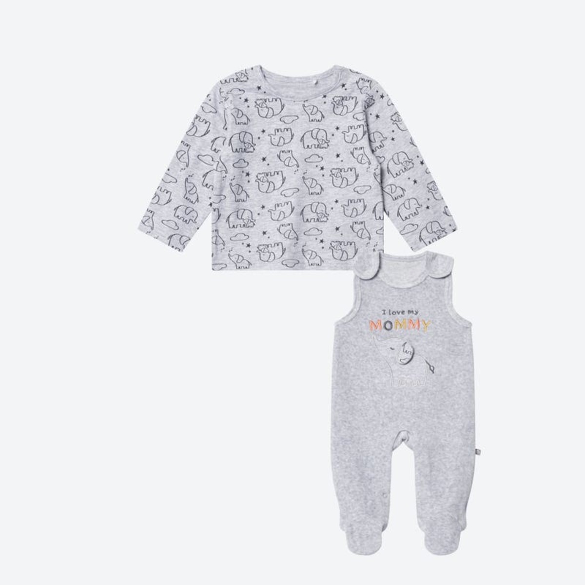 Bild 1 von Unisex-Baby-Strampler-Set, 2-teilig