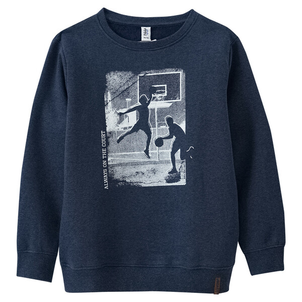 Bild 1 von Jungen Sweatshirt mit Basketball-Print DUNKELBLAU