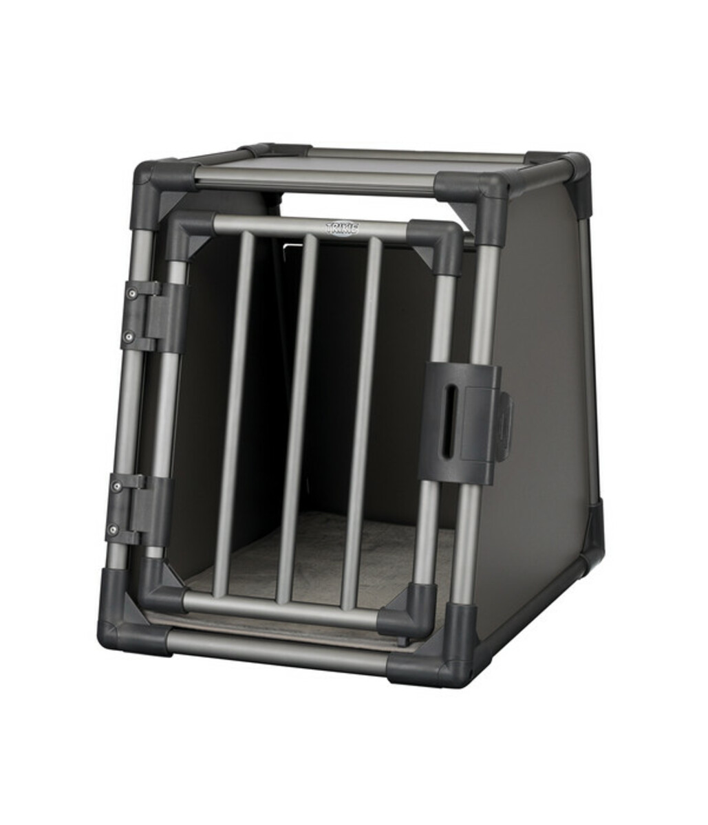 Bild 1 von Trixie Transportbox für Hunde, Aluminium, grafit
