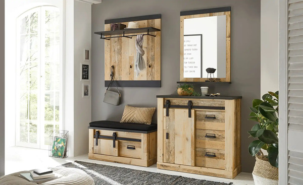 Bild 2 von Garderobenbank Sintra Old Style hell (Nachbildung)