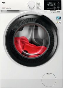 AEG Waschmaschine LR6D60490 914915144, 9 kg, 1400 U/min, ProSense® Mengenautomatik​ - spart bis 40% Zeit, Wasser und Energie