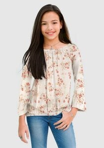 KIDSWORLD Carmenshirt mit großem elastischen Ausschnitt