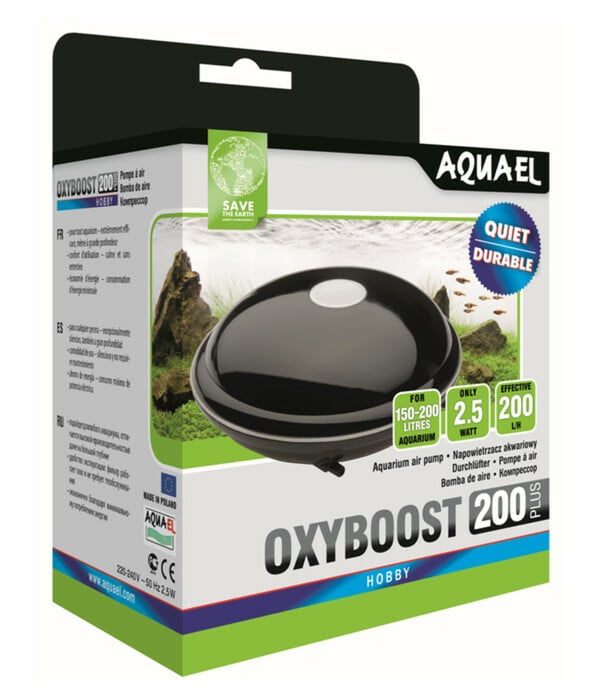 Bild 1 von AQUAEL Aquarium Membranpumpe Oxyboost AP-200 Plus