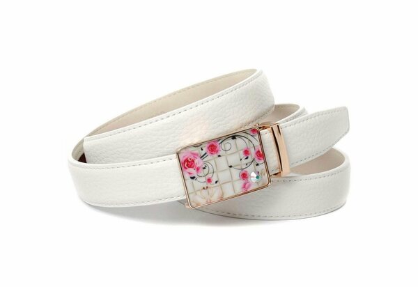 Bild 1 von Anthoni Crown Ledergürtel mit Sommerfeeling, kleiner Glitzerstein