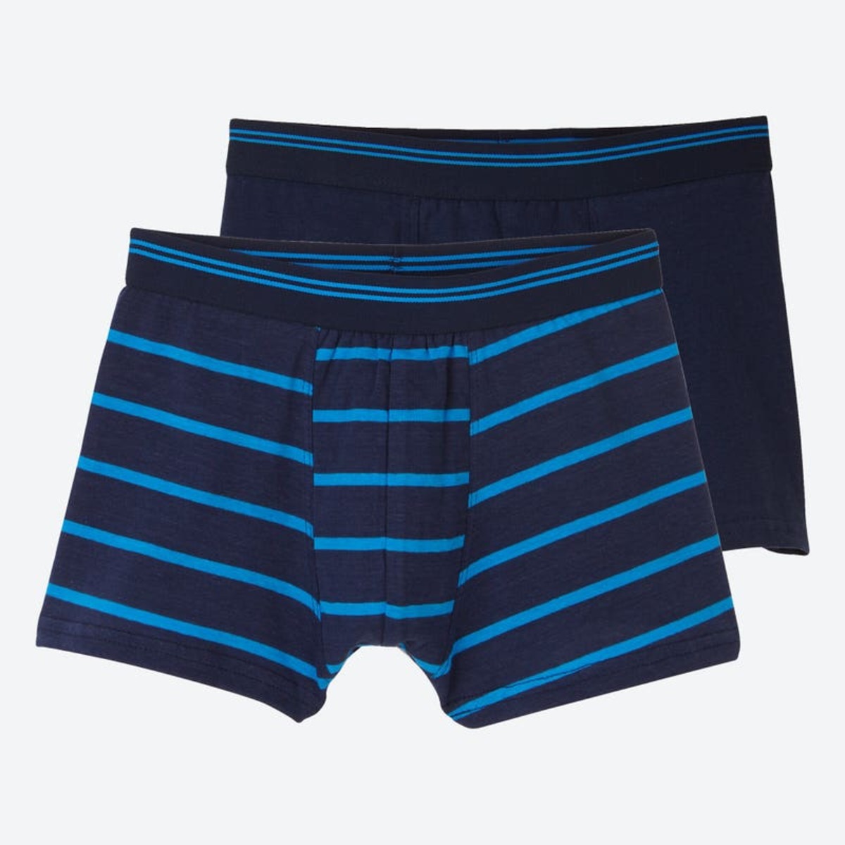 Bild 1 von Jungen-Retroshorts mit kontrastfarbigem Streifen, 2er-Pack
