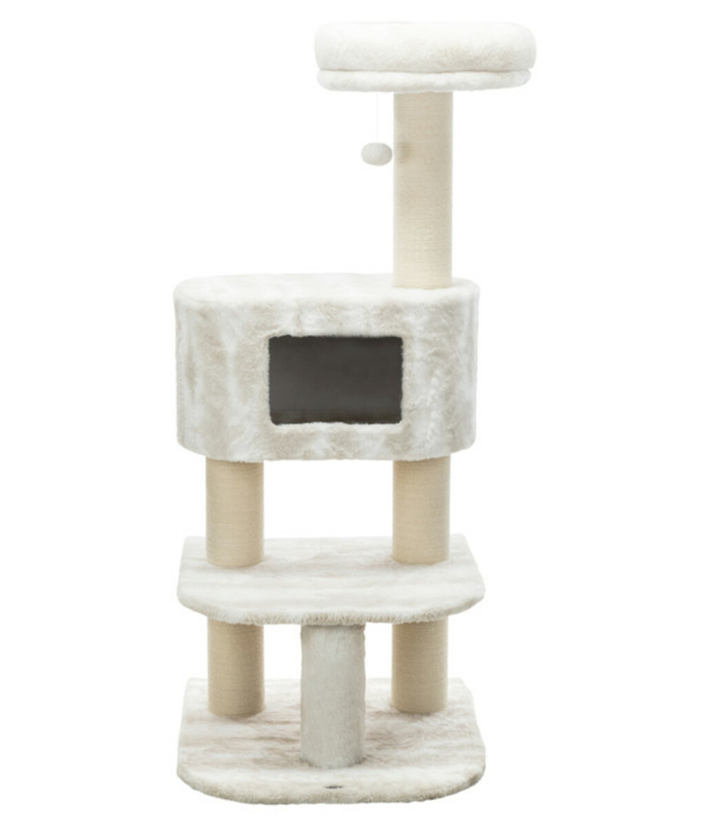 Bild 1 von Trixie Kratzbaum Nelli, weiß/taupe, ca. B58/H140/T58 cm