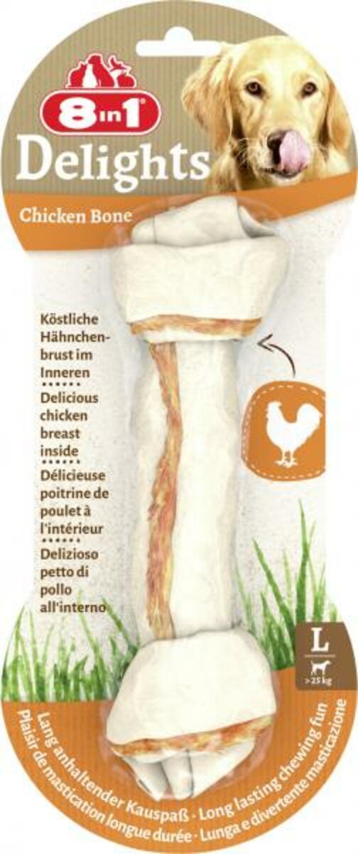 Bild 1 von 8in1 Delights Kauknochen mit Hähnchenfleisch L